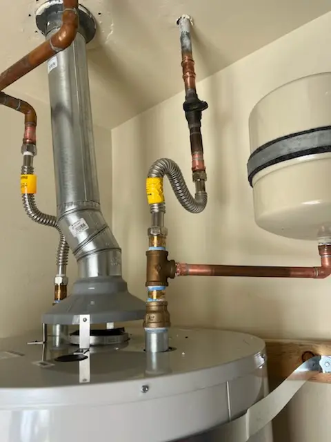 Water heater installation and plumbing repair in Boulder Park